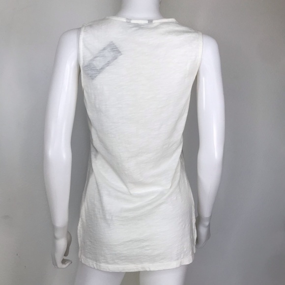 Tommy Hilfiger Cotton top blue sleeveless top size S - Picture 8 of 11